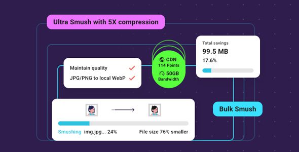 WP Smush Pro 3.21.0 – WordPress Image Optimization Plugin