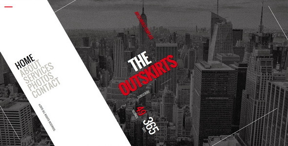 The Outskirts - Responsive Coming Soon Page