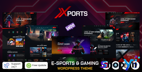 Xports v1.0.0 - eSports and Gaming WordPress Theme