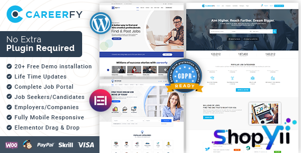 Careerfy v10.1.1 - Job Board WordPress Theme