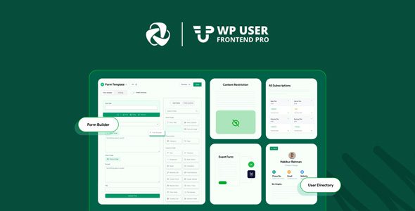 WP User Frontend Pro 4.1.7 – Ultimate Frontend Solution For WordPress