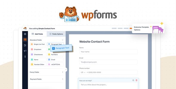 WPForms Elite 1.9.7.3 + Addons – WordPress Form Builder