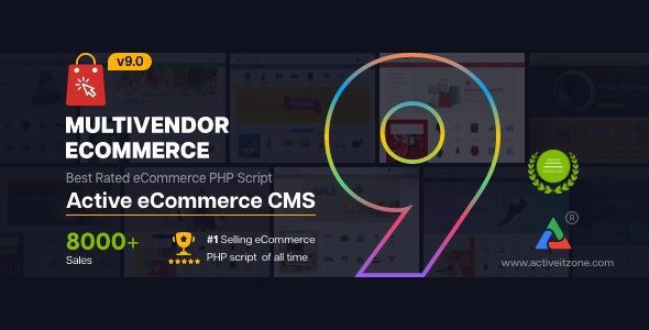 Active eCommerce CMS 9.9.7 + Addons