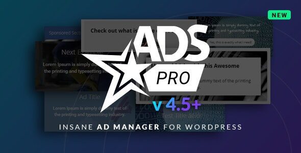 Ads Pro Plugin 4.92 – Multi-Purpose WordPress Advertising Manager