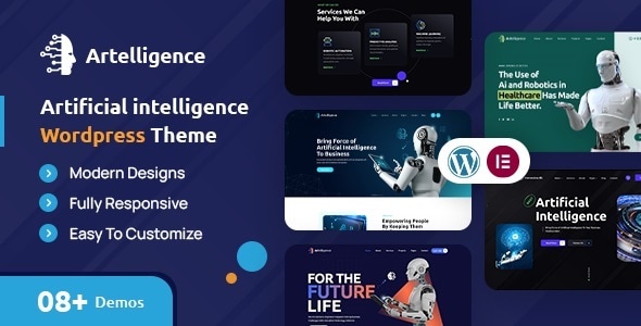 Artelligence v2.1 - AI & Robotics WordPress Theme