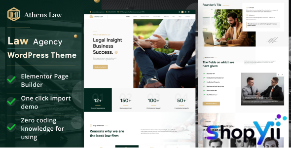 Athens v1.1.6 - Law Agency WordPress Theme