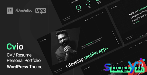 Cvio v3.3.7 - CV Resume Theme