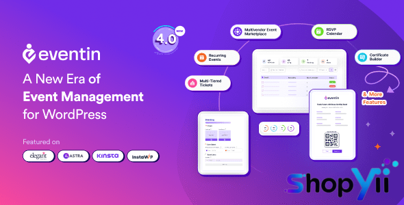 Eventin Pro 4.0.29 – WordPress Event Manager, Event Calendar and Booking Plugin