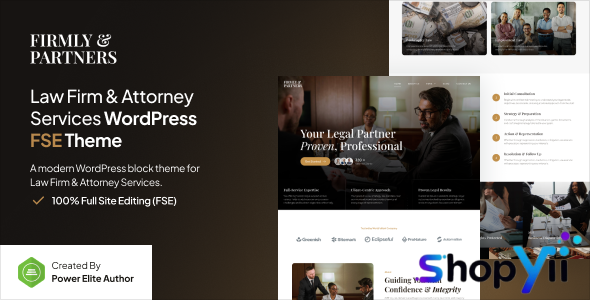 Firmly v1.0.0 - Lawyer & Attorney FSE WordPress Theme