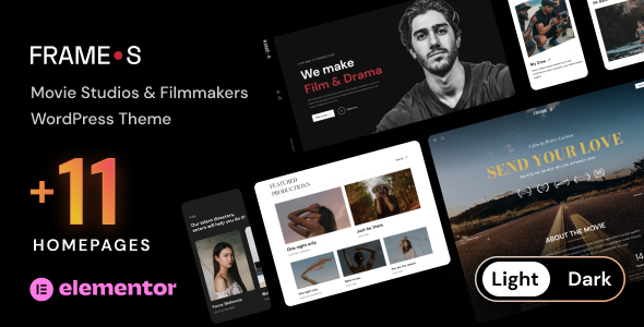 Frames v1.5.9 - Movie Studios & Filmmakers WordPress theme