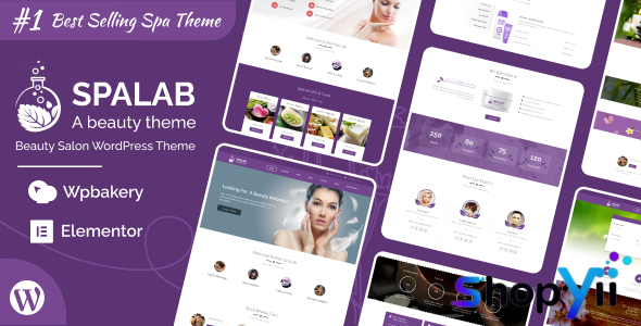 Spa Lab v6.4 - Beauty Salon WordPress Theme
