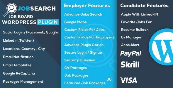 JobSearch 3.0.3 – Job Board WordPress Plugin