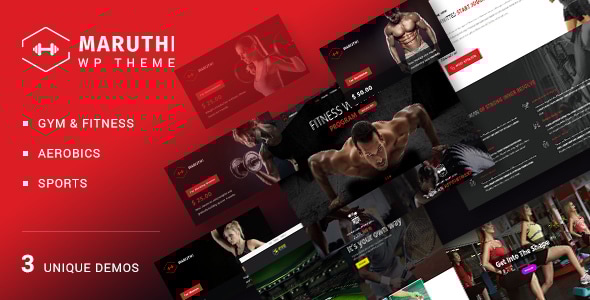 Maruthi Fitness v3.2 - Fitness Center WordPress Theme