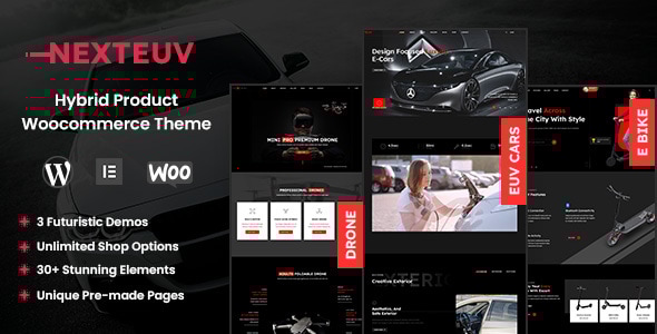 NextEuv v1.1.0 - EV Shop, Single Product Store