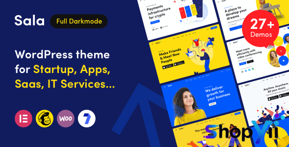 Sala v1.1.7 - Startup & SaaS WordPress Theme