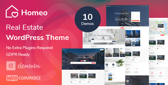Homeo v1.2.58 - Real Estate WordPress Theme