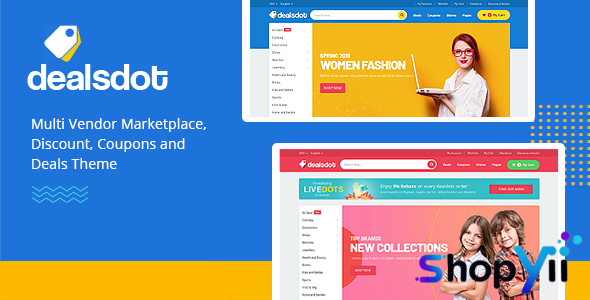 Dealsdot v1.8.9 - Multi Vendor Marketplace Theme