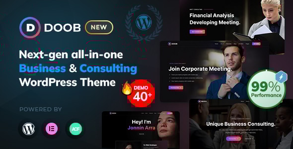 Doob v2.0.6 - Business & Consulting WordPress Theme