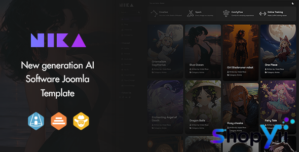 Nika - AI Software Joomla Template
