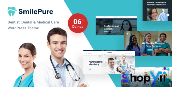 SmilePure v1.8.5 - Dental & Medical Care WordPress Theme