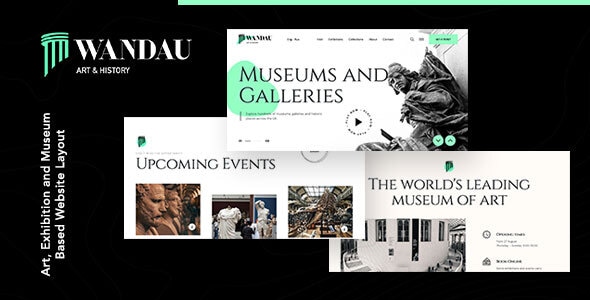 Wandau v1.4.0 - Art & History Museum WordPress Theme