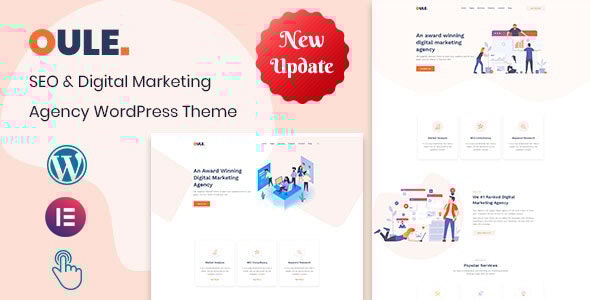 Oule v2.0.5 - Digital Marketing Agency WordPress Theme