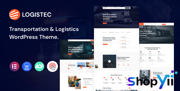 Logistec v1.0.8 - Transportation & Logistics WordPress Theme