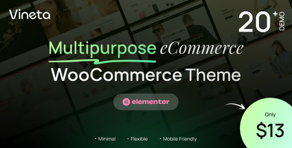 Vineta v1.0.4 - Multipurpose WooCommerce WordPress Theme