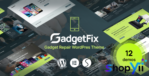 Gadgetfix v1.0.4 - Phone and Gadget Repair Service WordPress Theme