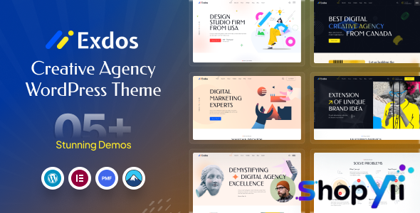 Exdos v1.1.3 - Digital Agency WordPress Theme