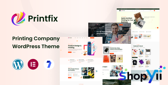 Printfix v1.0.8 - Printing Services Company WordPress Theme