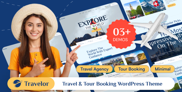 Travelor v1.0.0 – Travel & Tour Booking WordPress Theme