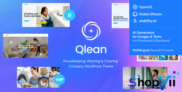 The Qlean v2.12 - Cleaning Company WordPress Theme
