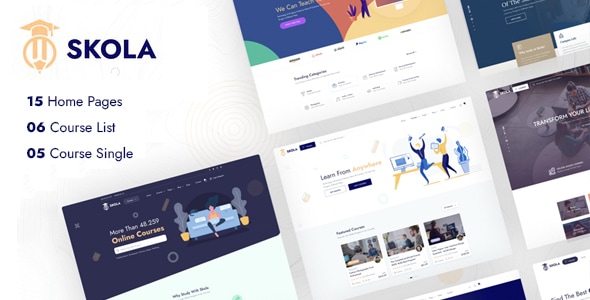 Skola v1.0.36 - LMS Online Courses WordPress Theme
