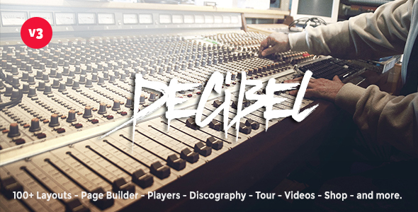 Decibel v3.8.65 - Professional Music WordPress Theme