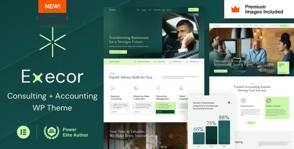 Execor v10 - Accounting and Management Consulting WordPress Theme