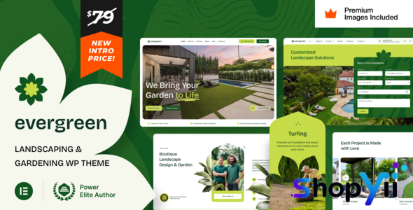 EverGreen v1.0 – Landscaping Gardening WordPress Theme