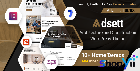 Adsett v1.0.7 - Architecture WordPress Theme