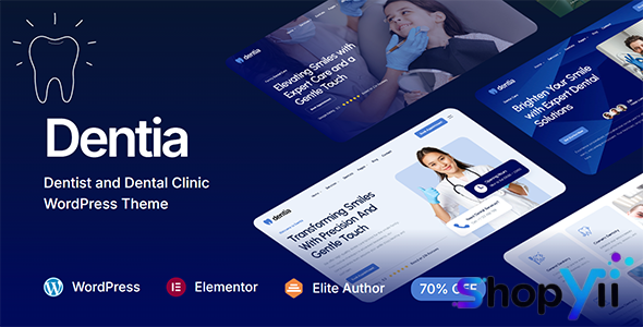 Dentia v1.0.0 - Dentist & Dental Clinic WordPress Theme