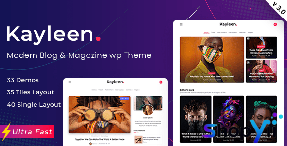 Kayleen v3.2 - Blog & Magazine WordPress Theme