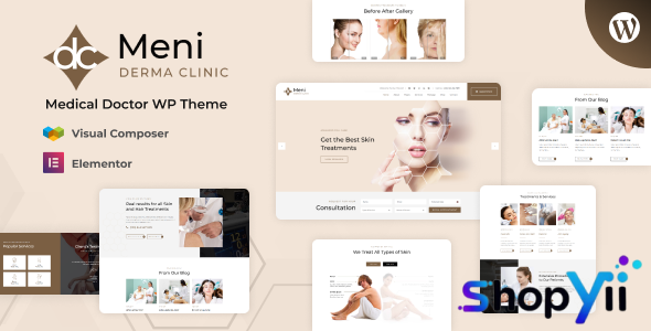 Meni v3.6 - Health Care, Medical WordPress Theme