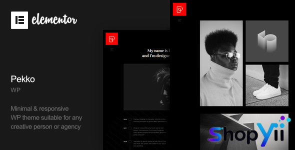 Pekko v1.4 - Minimal Dark WordPress Theme