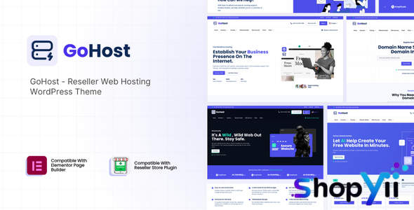 GoHost v5.2 - Reseller Web Hosting WordPress Theme
