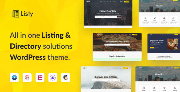 Listy v1.2.3 - Listing & Directory Solutions WordPress Theme