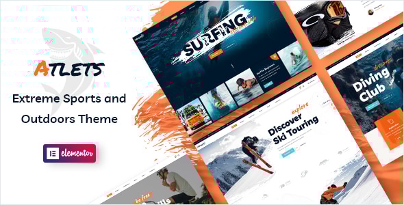Atlets v1.0.22 - Extreme and Outdoors WordPress Theme