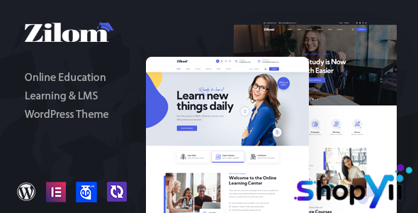 Zilom v1.3.9 - Online Education Learning WordPress Theme