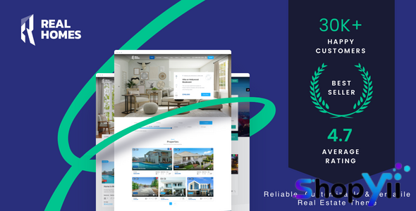 RealHomes v4.4.3 - Estate Sale and Rental WordPress Theme