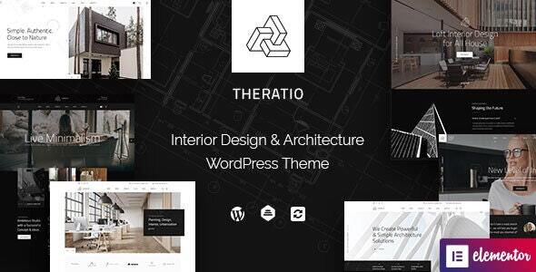 Theratio v1.3.8.5 - Architecture & Interior Design Elementor