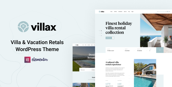 Villax v1.2.1 - Villa & Vacation Rentals WordPress Theme