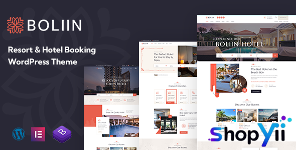 Boliin v1.1.6 - Resort & Hotel Booking WordPress Theme